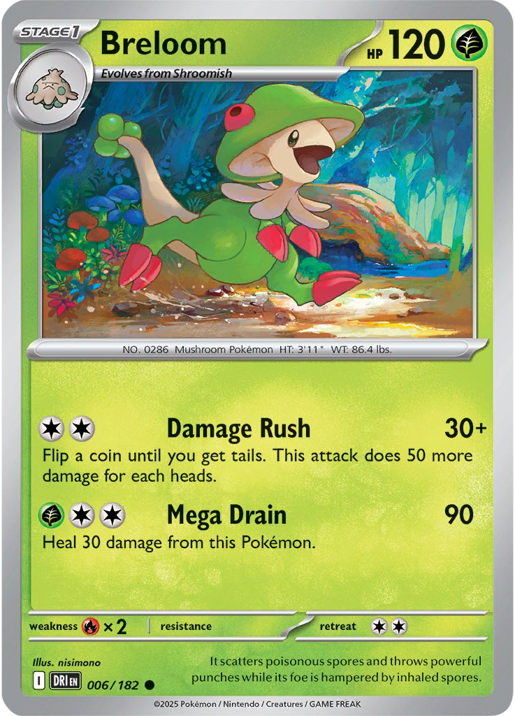 Breloom - Destined Rivals 006/182