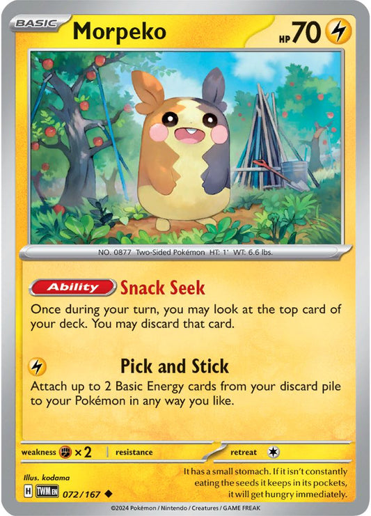 Morpeko - Twilight Masquerade 072/167