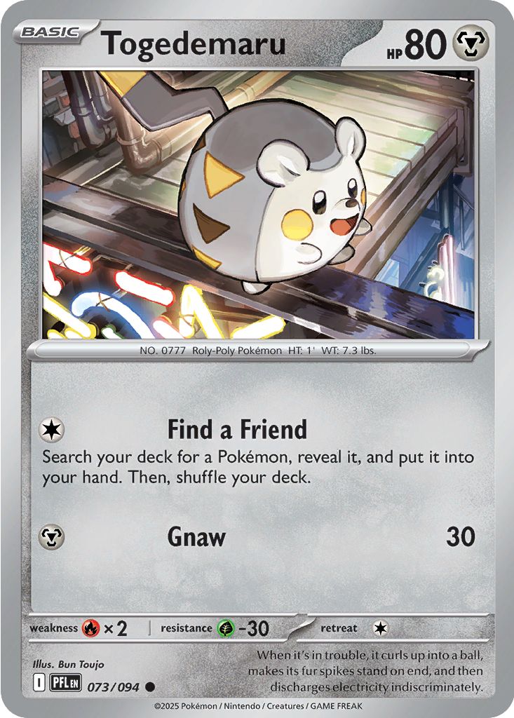 Togedemaru - Phantasmal Flames 073/094