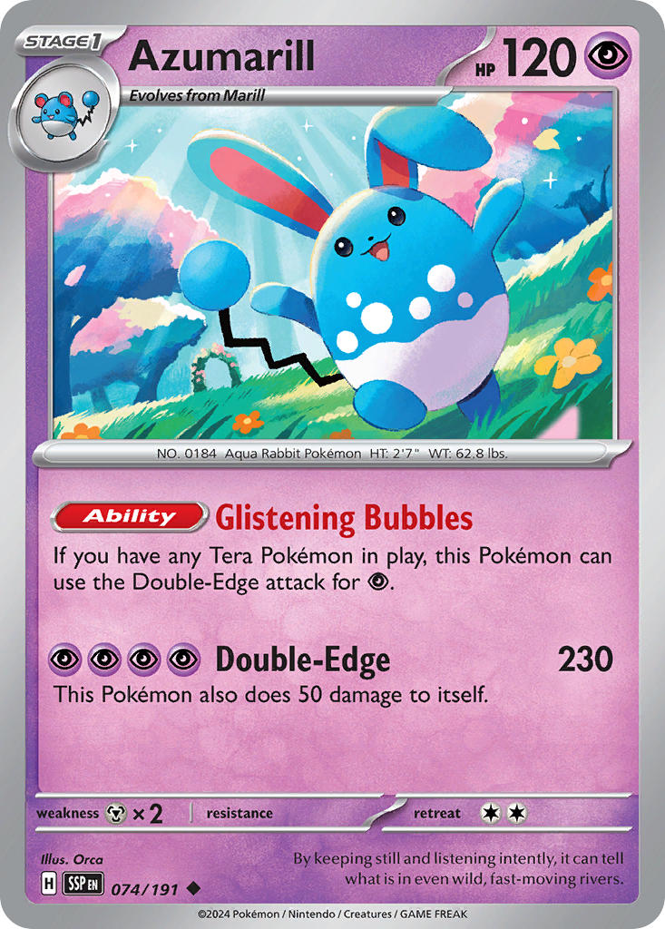 Azumarill - Surging Sparks 074/191