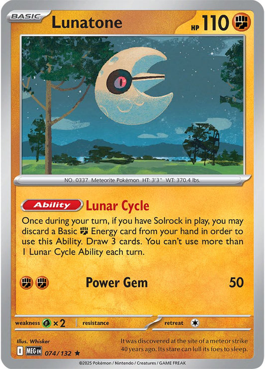 Lunatone - Mega Evolution 074/132