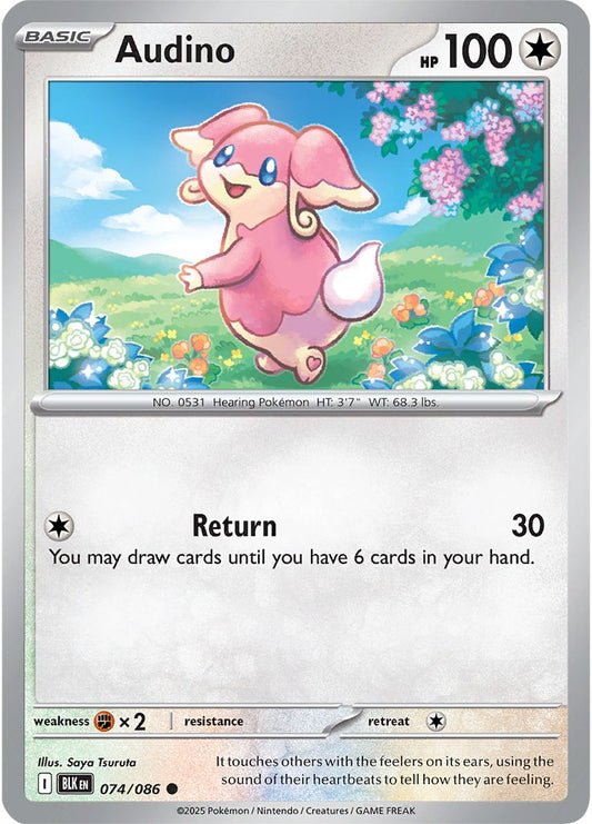 Audino - Black Bolt 074/086