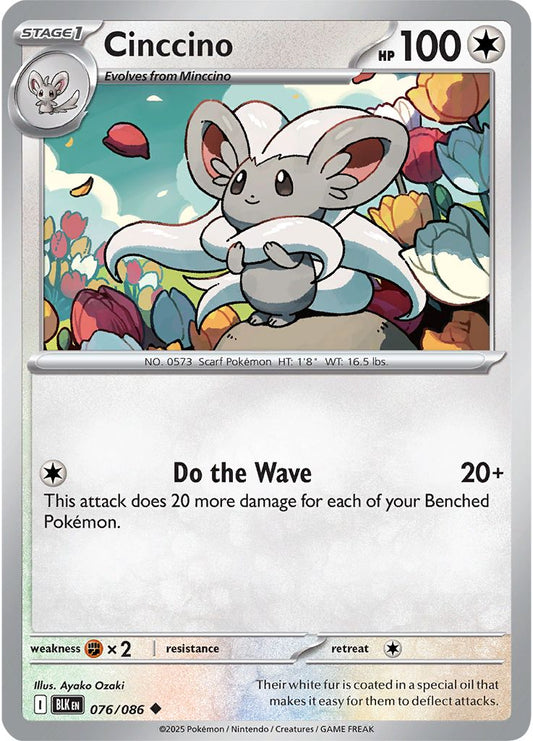 Cinccino - Black Bolt 076/086