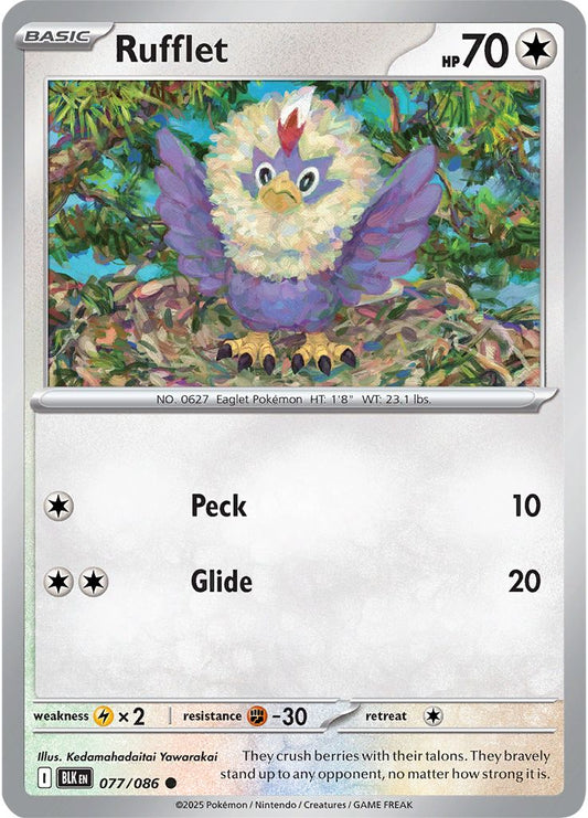Rufflet - Black Bolt 077/086