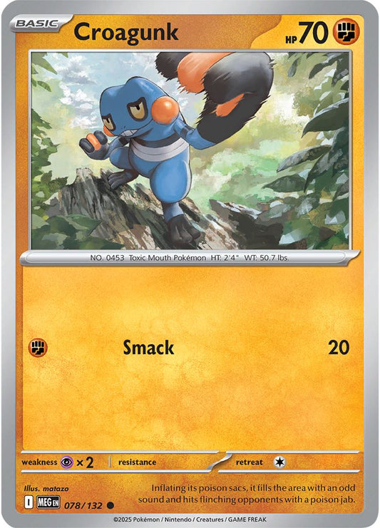 Croagunk - Mega Evolution 078/132