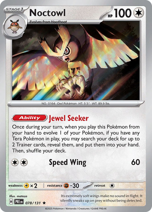 Noctowl - Prismatic Evolutions 078/131