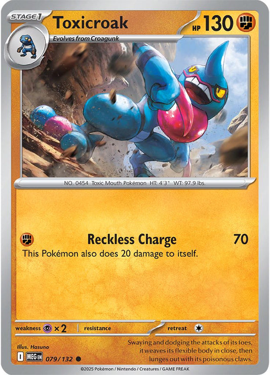 Toxicroak - Mega Evolution 079/132
