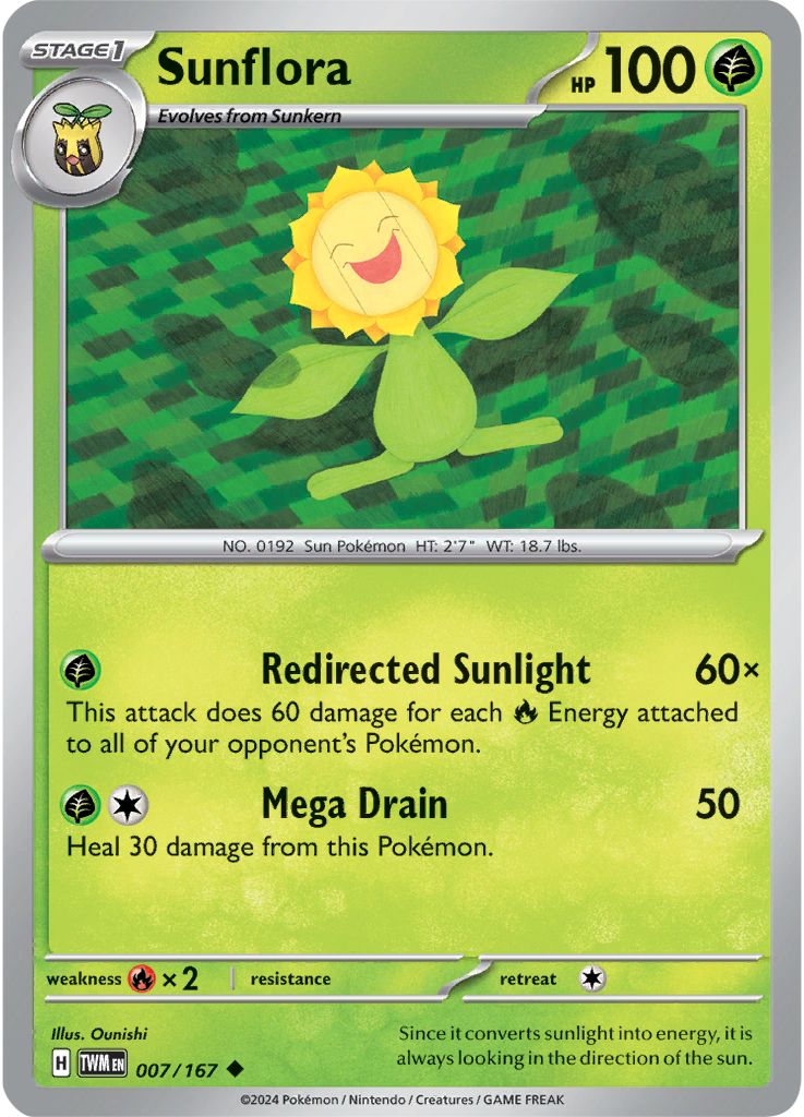 Sunflora - Twilight Masquerade 007/167