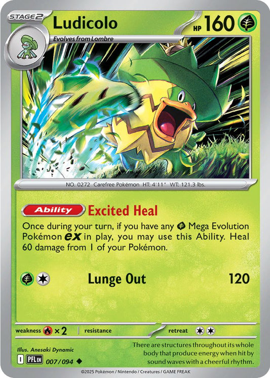 Ludicolo - Phantasmal Flames 007/094
