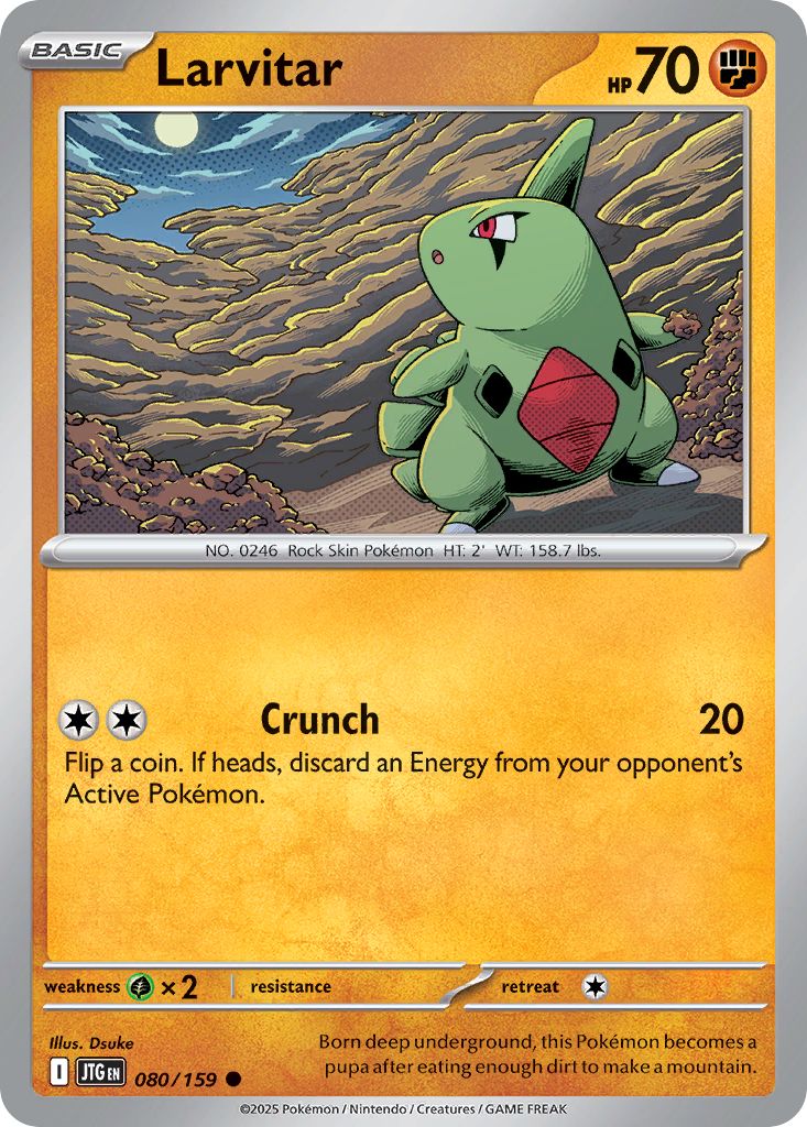Larvitar - Journey Together 080/159