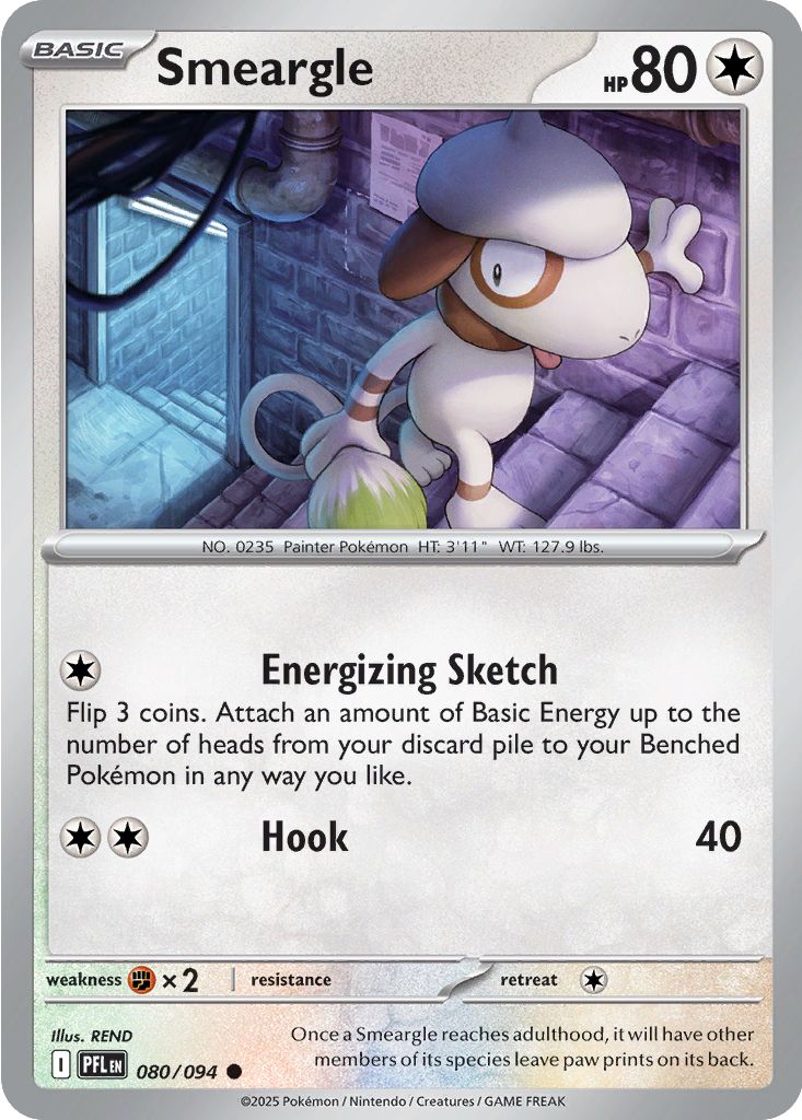 Smeargle - Phantasmal Flames 080/094