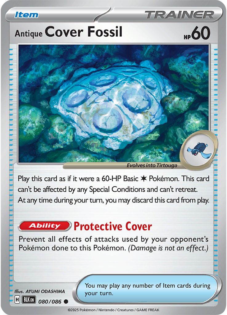 Antique Cover Fossil - Black Bolt 080/086