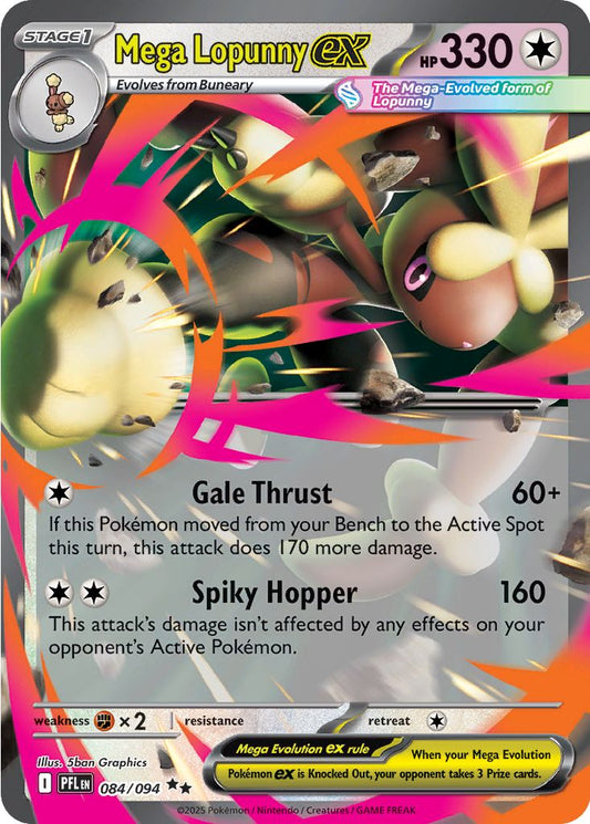 Mega Lopunny ex - Phantasmal Flames 084/094