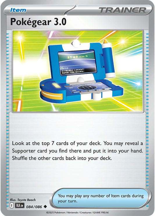 Poké Gear 3.0 - Black Bolt 084/086