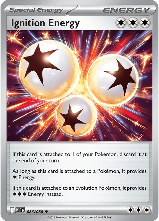 Ignition Energy - White Flare 086/086