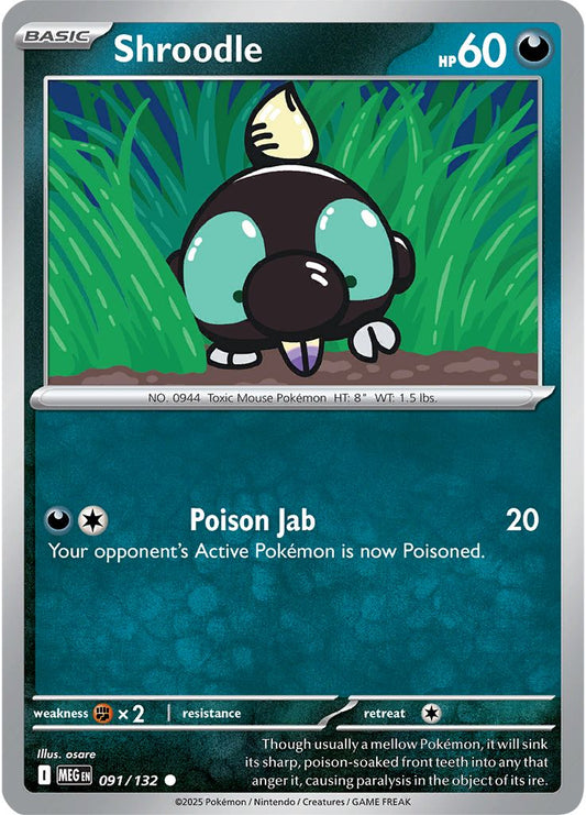 Shroodle - Mega Evolution 091/132